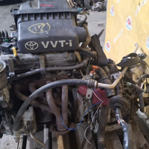 Двигатель Toyota 1SZ-FE БЕЗ ГЕНЕРАТОРА ,ПРОБЕГ 117 Т КМ Vitz/Platz SCP11-0225168 '2001-
