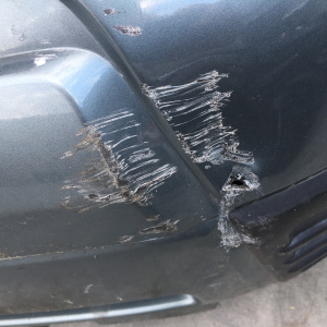 Ноускат Subaru Forester SH5 дефект бампера