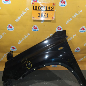 Крыло NISSAN X-Trail NT31 перед, лев Дефект (под уширитель) +зеркало
