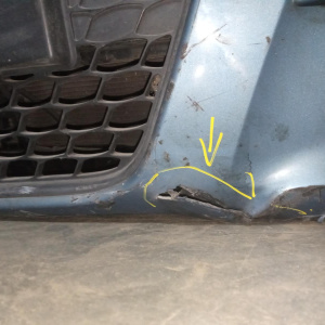 Ноускат Hyundai i30 FD/JD G4GC '2007-2010 Голубой, мкпп, фары светлые (дефект бампера и фары) 2501 865112L000