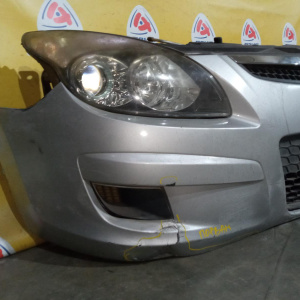 Ноускат Hyundai i30 FD/JD G4GC '2007-2010 Серебро, акпп, фары тёмные (порван бампер справа) 2501 865112L000