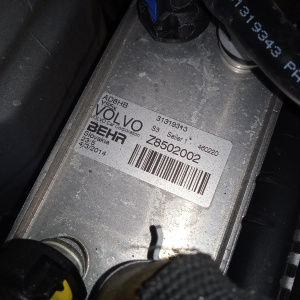 Ноускат Volvo V40 MV B4164T '2014 1.6L MPS6 AC RHD HID-ксенон, омыватели (серебро)