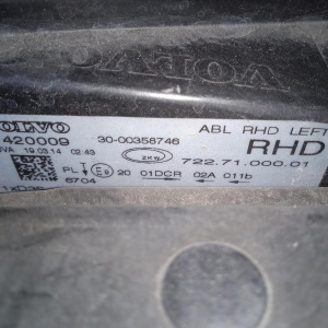 Ноускат Volvo V40 MV B4164T '2014 1.6L MPS6 AC RHD HID-ксенон, омыватели (серебро)