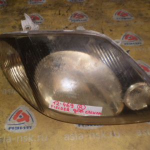 Фара Toyota 12-469 прав Corolla Fielder NZE122 '2000-2002 черная (Дефект стекла)