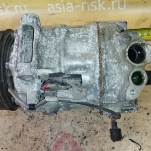 Компрессор кондиционера Nissan MR20-DD Serena C27 ДЕФЕКТ ДАТЧИКА 2-а разъёма с эл. клапаном 6 ручейков 92600-5TA0A