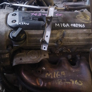 Двигатель Suzuki M16A-1182965 БЕЗ НАВЕСНОГО  4 катушки Grand Vitara TA74W-100299 '2008-2012