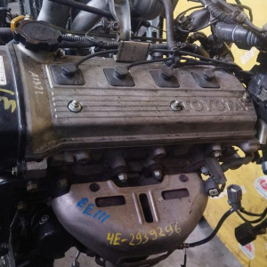 Двигатель Toyota 4E-FE-2939296 катушечный  БЕЗ НАВЕСНОГО ПРОБЕГ 84т.км Caldina/Corolla/Corsa/Raum EE111-3181701