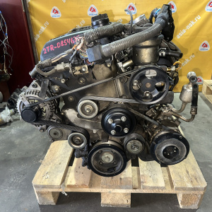 Двигатель Toyota 2TR-FE-0854637 с EGR без кондёра и генератора Hiace TRH2