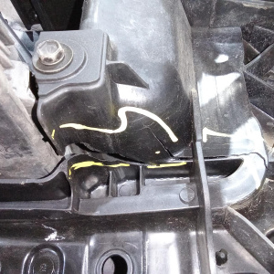 Ноускат Hyundai i30 FD/JD G4GC '2007-2010 Белый, акпп, фары светлые, туманки (дефект бампера, рамки) 2502 865112L000