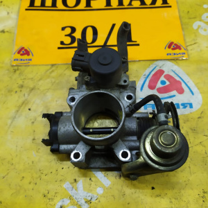 Заслонка дроссельная Nissan QG15/QG18 Bluebird Sylphy G10 с вакум( ДЕФЕКТ ДАТЧИКА ПОЛОЖЕНИЯ) RTR50-17 + AEB208-03