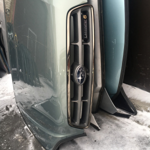 Капот Subaru Legacy/Legacy Lancaster BH#/BE '2001-2003 алюм. с решеткой (дефект)