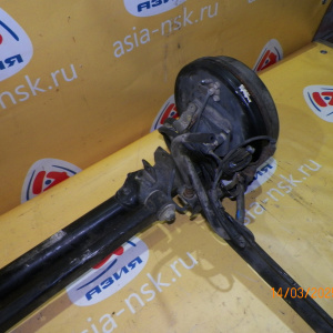 Балка TOYOTA EXZ10 ABS R в сборе. барабанные тормоза. с тросами ручника.