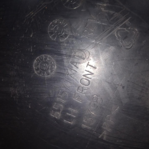 Подкрылок Dodge Nitro KA '2007 перед, лев 55157171AD