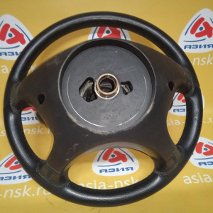 Руль Mercedes CLS-Class W219/C219 4 спицы кожа с кнопками, крышка без Airbag A2308600002 A21946016039E37