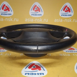 Руль Mercedes C-Class W204 '2008 4 спицы кожа с кнопками, крышка без Airbag A2044600303