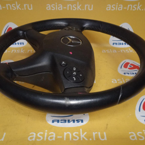 Руль Mercedes C-Class W204 '2008 4 спицы кожа с кнопками, крышка без Airbag A2044600303