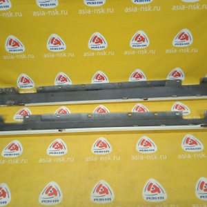 Накладка на порог Mercedes C-Class W204 '2007 пара, белые 650U A2046980354, A2046980454