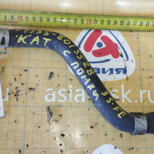 Патрубок радиатора печки Toyota 87245-2D340 Caldina ST190/ST195/ST210 3S/4S ДЕФЕКТ КРАЙ РАЗДУЛО низ, с помпы на радиатор печки ( катушечный )