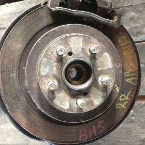 Ступица SUBARU BH5, BHE зад, прав ABS 4WD Чугун.Вентилируемый DISK