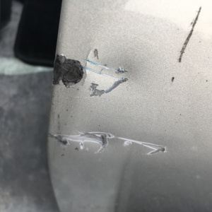 Дверь задняя TOYOTA Raum EXZ10 дефект без ручки