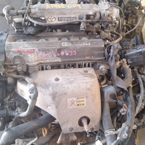 Двигатель Toyota 3S-FE-1670633 2WD трамб.  БЕЗ НАВЕСНОГО ПРОБЕГ 66т.км Corona ST202