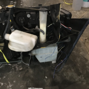 Ноускат Toyota Vista Ardeo SV50 '1998-2000 a/t дефект крепления фар ф.32-164