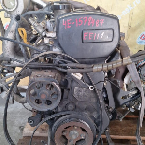 Двигатель Toyota 4E-FE-1578487 трамблер  БЕЗ НАВЕСНОГО ПРОБЕГ 83т.км Caldina/Corolla/Corsa EE111-5006054