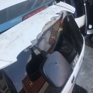 Дверь задняя HONDA Odyssey RA6 дефект спойлера (в сборе)