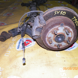 Балка Toyota SV50/AZV50 Vista/Vista Ardeo '1998-2000 в сборе с тросами ручника. R ABS DISK.