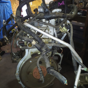 Двигатель Mazda B3-829708 впрыск без генератора и трамблера ПРОБЕГ 89 Т.КМ. Demio DW3W '2000-