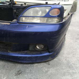 Ноускат Subaru Legacy BH5 EJ201 '2001-2003 a/t дефект бампера ф.100-20751 xenon тум.114-20751