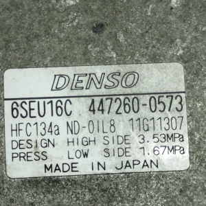 Компрессор кондиционера Toyota 2AZ-FE/1AZ-FSE Camry/Ipsum/RAV4 ACV40/ACM21/ACA30/ACR50/AZR60 '2003- ДЕФЕКТ КРЕПЛЕНИЯ ТРУБКИ ( L901 ) 88310-28570 / 447