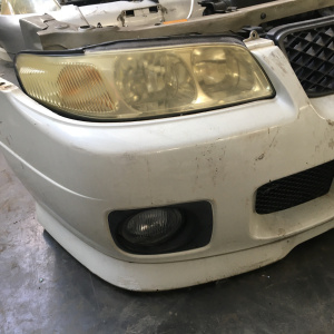 Ноускат Nissan Avenir PW11 SR20 туманки (дефект радиатора) ф.1590
