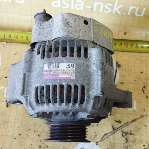 Генератор Toyota 3S-FE/4S-FE/5S-FE Corona ST190 ПРОБЕГ 36-65 Т.КМ. NEW 3 конт. овальный разъём ( S/IG/L ) 12V 80A 27060-74390