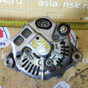 Генератор Toyota 3S-FE/4S-FE/5S-FE Corona ST190 ПРОБЕГ 36-65 Т.КМ. NEW 3 конт. овальный разъём ( S/IG/L ) 12V 80A 27060-74390
