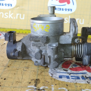Заслонка дроссельная Toyota 3S-FE/4S-FE Ipsum ST190/SV40/ST200/ST210/SXM10/SXA10 22210-7A560 ПРОБЕГ 23 т. км. 3 болта ( кат.)( датчик х/х 22270-74270