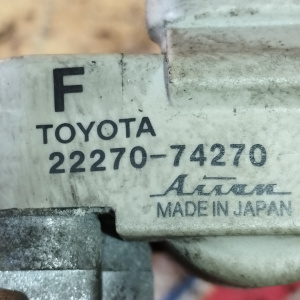 Заслонка дроссельная Toyota 3S-FE/4S-FE Ipsum ST190/SV40/ST200/ST210/SXM10/SXA10 22210-7A560 ПРОБЕГ 23 т. км. 3 болта ( кат.)( датчик х/х 22270-74270