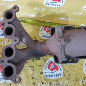 Коллектор выпускной Nissan CR12 March AK12 + катализатор 14004AX000 + 208A0CT00A