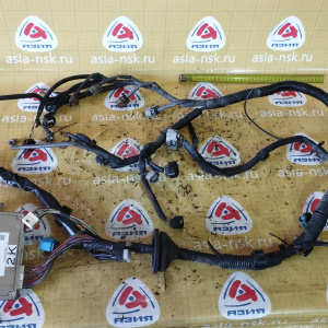 Коса ДВС Toyota 3S-FE Nadia SXN10 a/t ДЕФЕКТ A247E катушка с компьютером 89661-44140 с датчиком распредвала 82121-44250