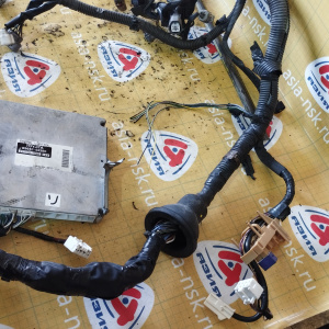 Коса ДВС Toyota 2AZ-FE Ipsum ACM21-0056677 2WD a/t ДЕФЕКТ U241E эл. заслонка + компьютер 89661-44380 82121-44600 ? 82121-44610