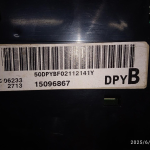 Панель приборов Chevrolet Trailblazer GMT360/KC Vortec 4200/LL8 '2002 дисплей большой 15096867, 15115887