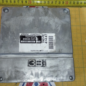 Компьютер Toyota Funcargo 89666-52120 1NZ NCP25 4WD a/t разъёмы в 4 ряда