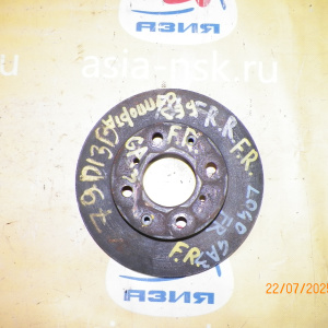 Диск тормозной Honda GA3 Logo F Не вентилируемый.