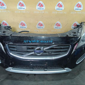 Ноускат Volvo V60 FW B4164T '2012 1.6L MPS6 AC RHD HID-ксенон, омыватели, камера (дефект туманки)