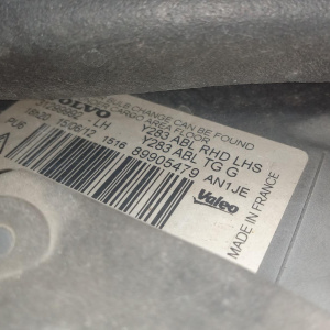 Ноускат Volvo V60 FW B4164T '2012 1.6L MPS6 AC RHD HID-ксенон, омыватели, камера (дефект туманки)