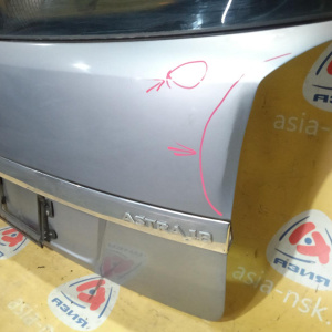 Дверь задняя Opel Astra H A04/L35 '2005 Универсал, в сборе (вмятины, залом)