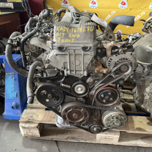 Двигатель Nissan KA24-DE-161967U 2WD БЕЗ НАВЕСНОГО Presage/Bassara NU30