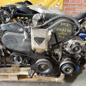 Двигатель Toyota/Lexus 3MZ-FE-0156206 4WD В СБОРЕ Harrier#RX330 MCU38