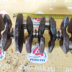 Коленвал Mazda L3-VDT CX-7 ДЕФЕКТ РЖАВЧИНА по диагонали 102 мм., диаметр 52/52 мм. L3K9-11-300A