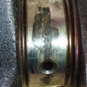 Коленвал Mazda L3-VDT CX-7 ДЕФЕКТ РЖАВЧИНА по диагонали 102 мм., диаметр 52/52 мм. L3K9-11-300A